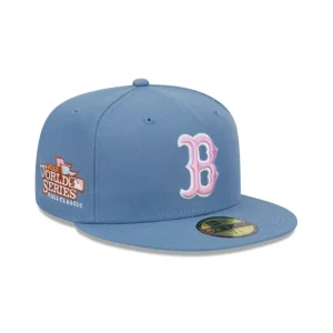 Best Sale Boston Red Sox Color Pack Faded Blue 59FIFTY Fitted Hat - KTGCaps - Baseball caps for various teams, purchased online at a discount