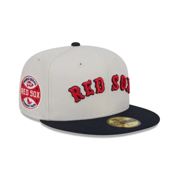 New Boston Red Sox Coop Logo Select 59FIFTY Fitted Hat - KTGCaps - Baseball caps for various teams, purchased online at a discount