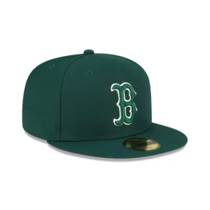 Shop Boston Red Sox Dark Green 59FIFTY Fitted Hat - KTGCaps - Baseball caps for various teams, purchased online at a discount