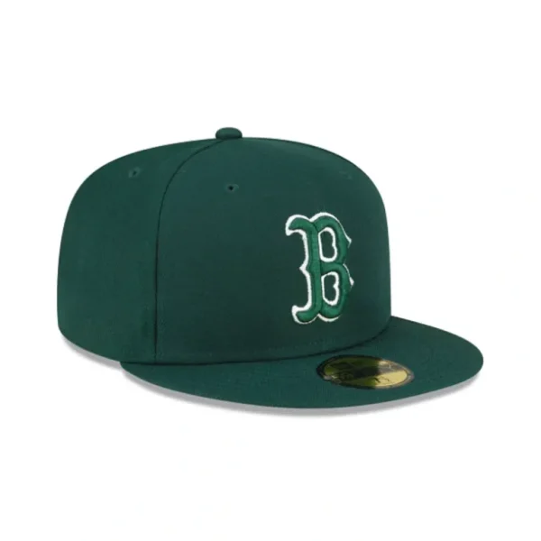 Shop Boston Red Sox Dark Green 59FIFTY Fitted Hat - KTGCaps - Baseball caps for various teams, purchased online at a discount