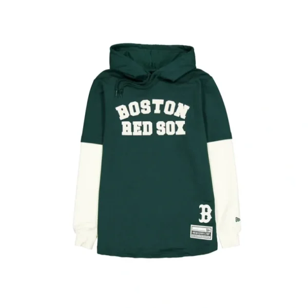 Best Sale Boston Red Sox Dark Green Logo Select Hooded TShirt - KTGCaps - Baseball caps for various teams, purchased online at a discount
