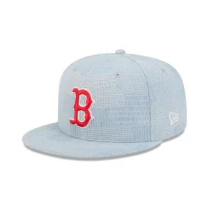 Outlet Boston Red Sox Denim Patchwork 9FIFTY Snapback Hat - KTGCaps - Baseball caps for various teams, purchased online at a discount