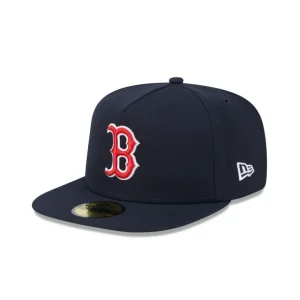 Online Boston Red Sox 59FIFTY AFrame Fitted Hat - KTGCaps - Baseball caps for various teams, purchased online at a discount