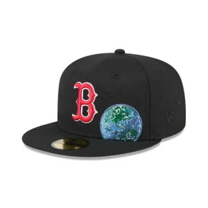 Best Sale Boston Red Sox Global 59FIFTY Fitted Hat - KTGCaps - Baseball caps for various teams, purchased online at a discount