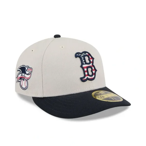Best Boston Red Sox Independence Day 2024 Low Profile 59FIFTY Fitted Hat - KTGCaps - Baseball caps for various teams, purchased online at a discount