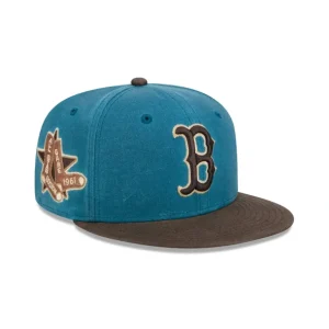 Best Sale Boston Red Sox Indigo 59FIFTY Fitted Hat - KTGCaps - Baseball caps for various teams, purchased online at a discount