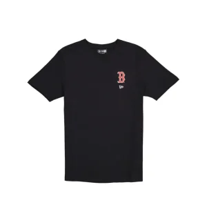 Store Boston Red Sox Logo Essentials Black TShirt - KTGCaps - Baseball caps for various teams, purchased online at a discount