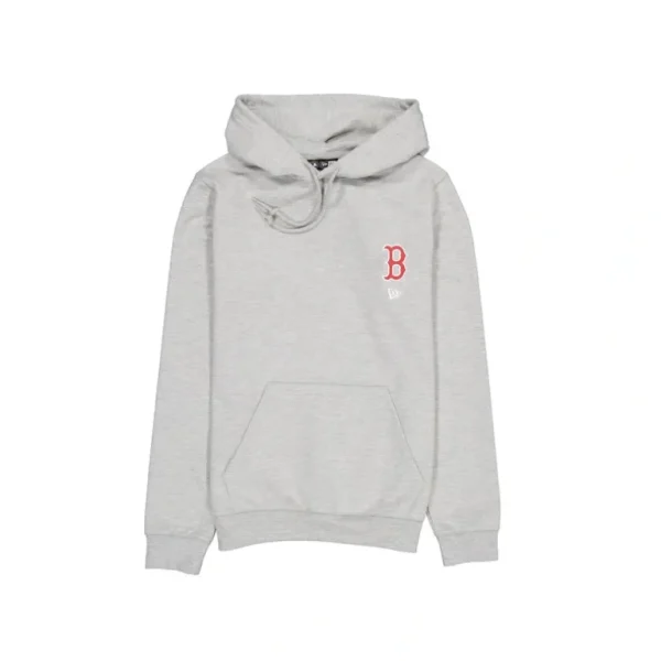 Best Sale Boston Red Sox Logo Essentials Gray Hoodie - KTGCaps - Baseball caps for various teams, purchased online at a discount
