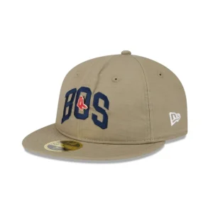 Best Sale Boston Red Sox Logo Pin Retro Crown 59FIFTY Fitted Hat - KTGCaps - Baseball caps for various teams, purchased online at a discount