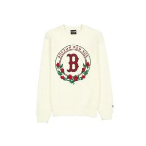 Outlet Boston Red Sox Novelty Stitch Crewneck - KTGCaps - Baseball caps for various teams, purchased online at a discount