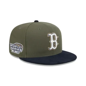 Sale Boston Red Sox Olive Green 59FIFTY Fitted Hat - KTGCaps - Baseball caps for various teams, purchased online at a discount