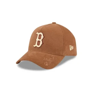 Best Boston Red Sox Ornamental Cord 9FORTY AFrame Snapback Hat - KTGCaps - Baseball caps for various teams, purchased online at a discount