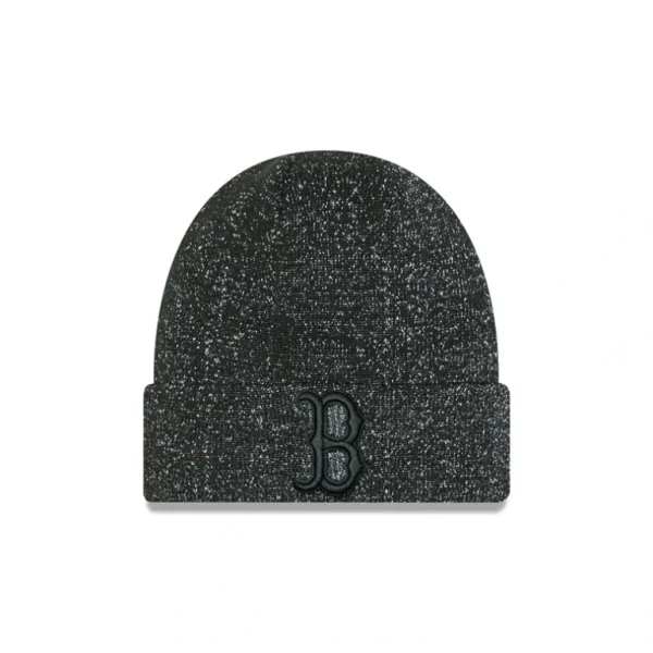 Shop Boston Red Sox Reflective Black Knit Beanie - KTGCaps - Baseball caps for various teams, purchased online at a discount