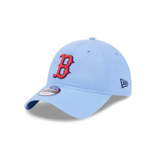 New Boston Red Sox Sky Blue 9TWENTY Adjustable Hat - KTGCaps - Baseball caps for various teams, purchased online at a discount