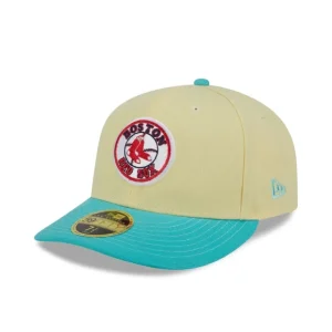 Best Boston Red Sox Soft Yellow Low Profile 59FIFTY Fitted Hat - KTGCaps - Baseball caps for various teams, purchased online at a discount