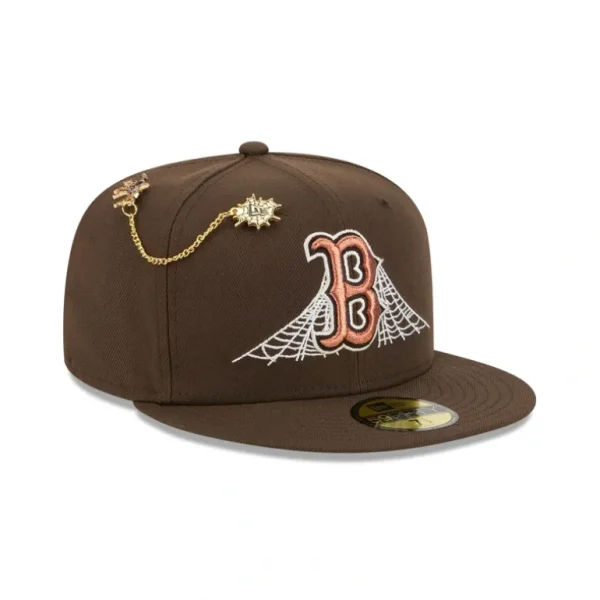 Store Boston Red Sox Spider Pin 59FIFTY Fitted Hat - KTGCaps - Baseball caps for various teams, purchased online at a discount