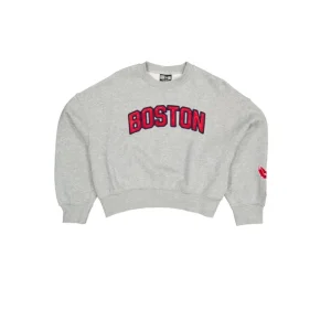 Outlet Boston Red Sox Sport Classics Womens Crewneck - KTGCaps - Baseball caps for various teams, purchased online at a discount