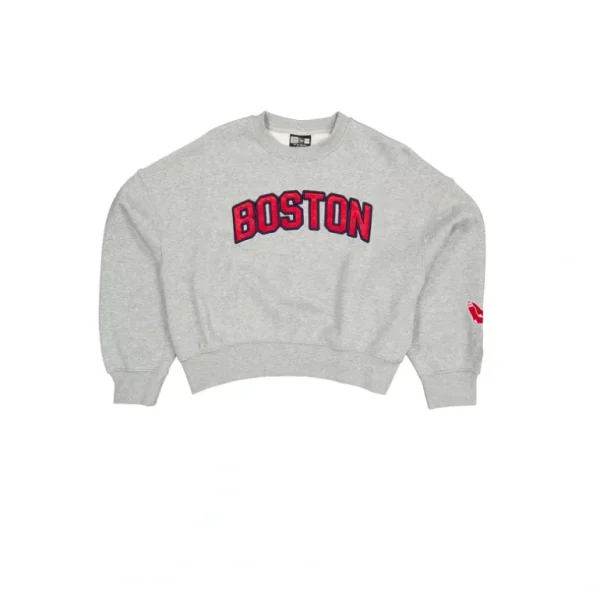 Outlet Boston Red Sox Sport Classics Womens Crewneck - KTGCaps - Baseball caps for various teams, purchased online at a discount