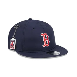 Outlet Boston Red Sox Team Color Retro Crown 9FIFTY Adjustable Hat - KTGCaps - Baseball caps for various teams, purchased online at a discount