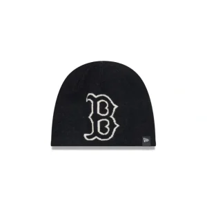 Best Boston Red Sox Team Mega Logo Knit Beanie - KTGCaps - Baseball caps for various teams, purchased online at a discount
