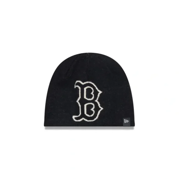 Best Boston Red Sox Team Mega Logo Knit Beanie - KTGCaps - Baseball caps for various teams, purchased online at a discount