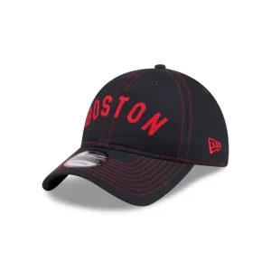 Outlet Boston Red Sox Team Stitch 9TWENTY Adjustable Hat - KTGCaps - Baseball caps for various teams, purchased online at a discount