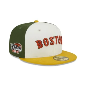 Best Boston Red Sox Two Tone Honey 59FIFTY Fitted Hat - KTGCaps - Baseball caps for various teams, purchased online at a discount