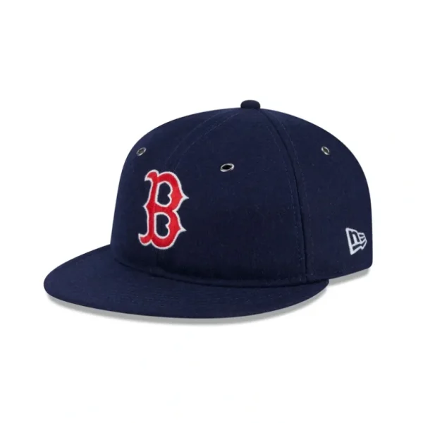 Online Boston Red Sox Wool Retro Crown 9FIFTY Adjustable Hat - KTGCaps - Baseball caps for various teams, purchased online at a discount