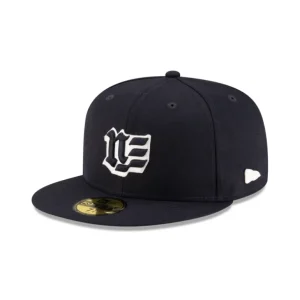 Sale Brand New Era Blackletter Navy 59FIFTY Fitted Hat - KTGCaps - Baseball caps for various teams, purchased online at a discount