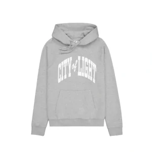 New Brand New Era City of Light Heather Gray Hoodie - KTGCaps - Baseball caps for various teams, purchased online at a discount
