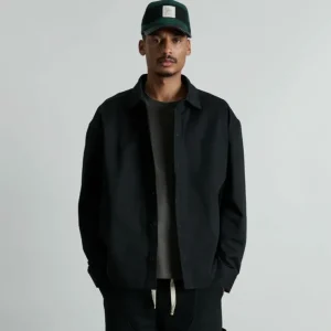 Sale Brand New Era Ellicott Black Shirt Jacket - KTGCaps - Baseball caps for various teams, purchased online at a discount