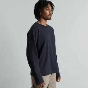 Best Brand New Era Erhardt Navy Long Sleeve TShirt - KTGCaps - Baseball caps for various teams, purchased online at a discount