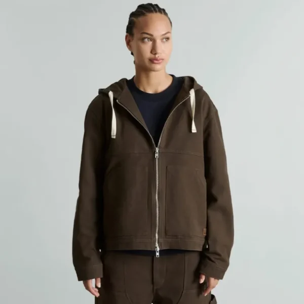 Shop Brand New Era Forge Walnut Hooded Work Jacket - KTGCaps - Baseball caps for various teams, purchased online at a discount