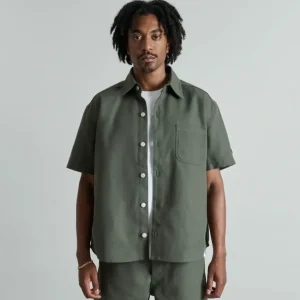 Store Brand New Era Founders Dusty Charcoal Work Shirt - KTGCaps - Baseball caps for various teams, purchased online at a discount