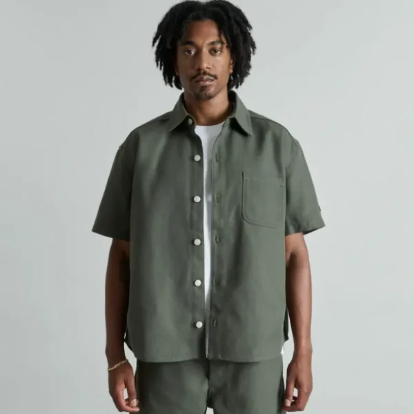 Store Brand New Era Founders Dusty Charcoal Work Shirt - KTGCaps - Baseball caps for various teams, purchased online at a discount