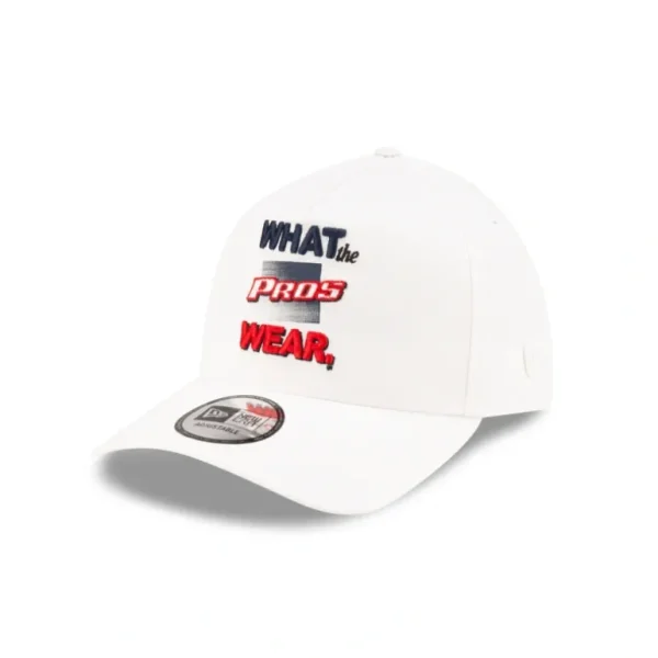 Shop Brand New Era Go Pro College White 9FORTY AFrame Snapback Hat - KTGCaps - Baseball caps for various teams, purchased online at a discount