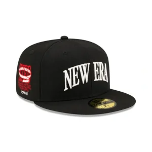 New Brand New Era Sized Black 59FIFTY Fitted Hat - KTGCaps - Baseball caps for various teams, purchased online at a discount