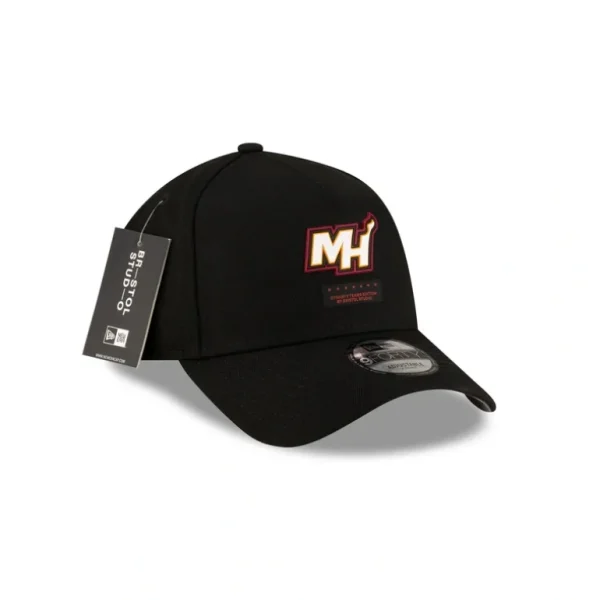 Best Sale Bristol x Miami Heat 9FORTY AFrame Snapback Hat - KTGCaps - Baseball caps for various teams, purchased online at a discount