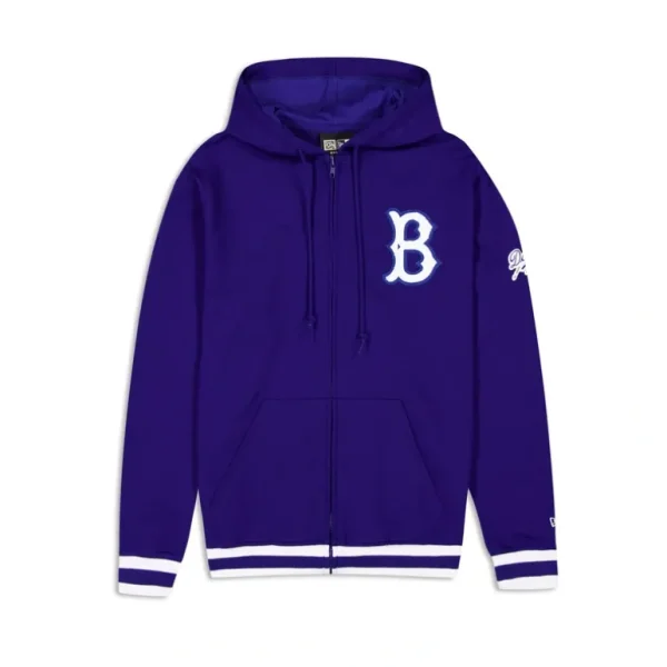 Shop Brooklyn Dodgers Coop Logo Select FullZip Hoodie - KTGCaps - Baseball caps for various teams, purchased online at a discount