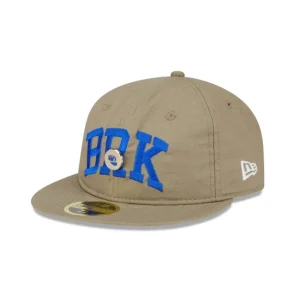 Shop Brooklyn Dodgers Logo Pin Retro Crown 59FIFTY Fitted Hat - KTGCaps - Baseball caps for various teams, purchased online at a discount
