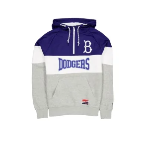 Sale Brooklyn Dodgers Throwback Color Block Hoodie - KTGCaps - Baseball caps for various teams, purchased online at a discount