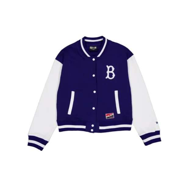Best Sale Brooklyn Dodgers Throwback Fleece Womens Jacket - KTGCaps - Baseball caps for various teams, purchased online at a discount
