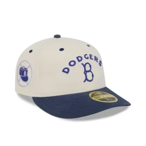 New Brooklyn Dodgers Vintage Stack Low Profile 59FIFTY Fitted Hat - KTGCaps - Baseball caps for various teams, purchased online at a discount