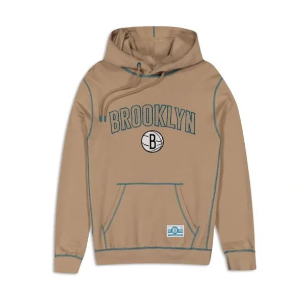Outlet Brooklyn Nets 2023 City Edition Tan Hoodie - KTGCaps - Baseball caps for various teams, purchased online at a discount