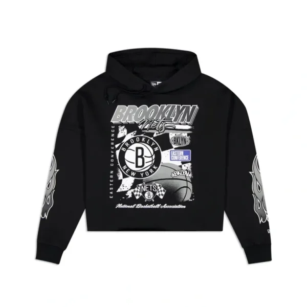 Online Brooklyn Nets 2024 Rally Drive Womens Hoodie - KTGCaps - Baseball caps for various teams, purchased online at a discount