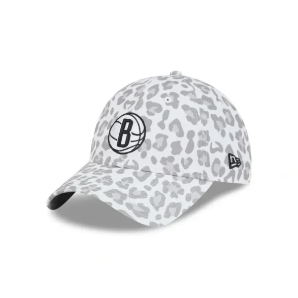 Outlet Brooklyn Nets Active Animal Print Womens 9TWENTY Adjustable Hat - KTGCaps - Baseball caps for various teams, purchased online at a discount