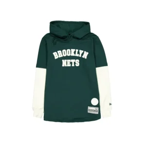 Sale Brooklyn Nets Dark Green Logo Select Hooded TShirt - KTGCaps - Baseball caps for various teams, purchased online at a discount