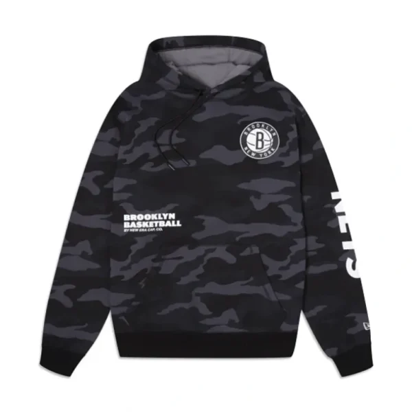 Best Brooklyn Nets Lifestyle Camo Hoodie - KTGCaps - Baseball caps for various teams, purchased online at a discount
