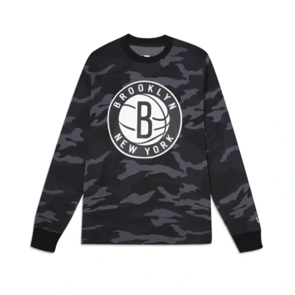 Online Brooklyn Nets Lifestyle Camo TShirt - KTGCaps - Baseball caps for various teams, purchased online at a discount