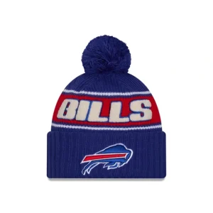 Shop Buffalo Bills 2024 Cold Weather Sport Pom Knit Hat - KTGCaps - Baseball caps for various teams, purchased online at a discount